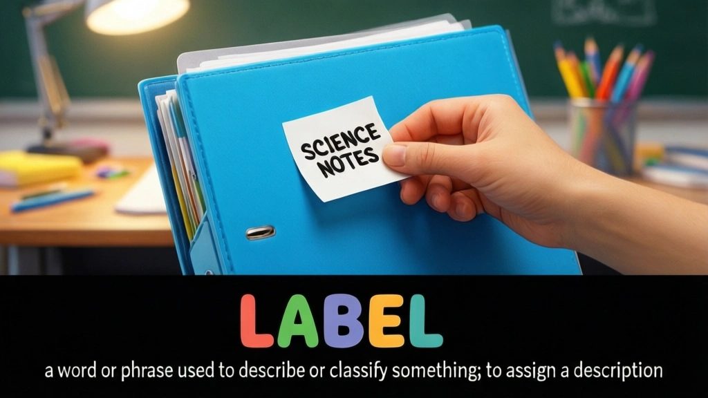 English Illustration for label